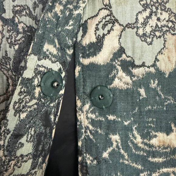 Lafayette 148 Jacket Women's 10 Helena Metallic Brocade Blazer Lined Floral - Picture 8 of 14